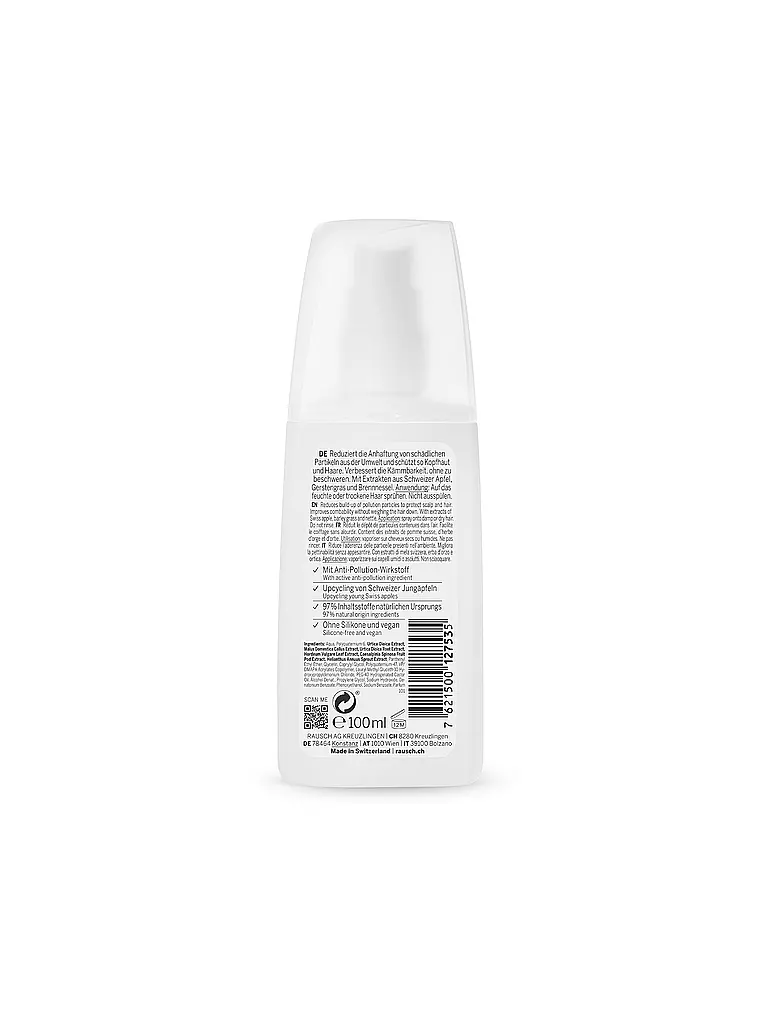 RAUSCH Haarpflege - Anti-Pollution-Spray mit Schweizer Apfel 100ml keine Farbe
