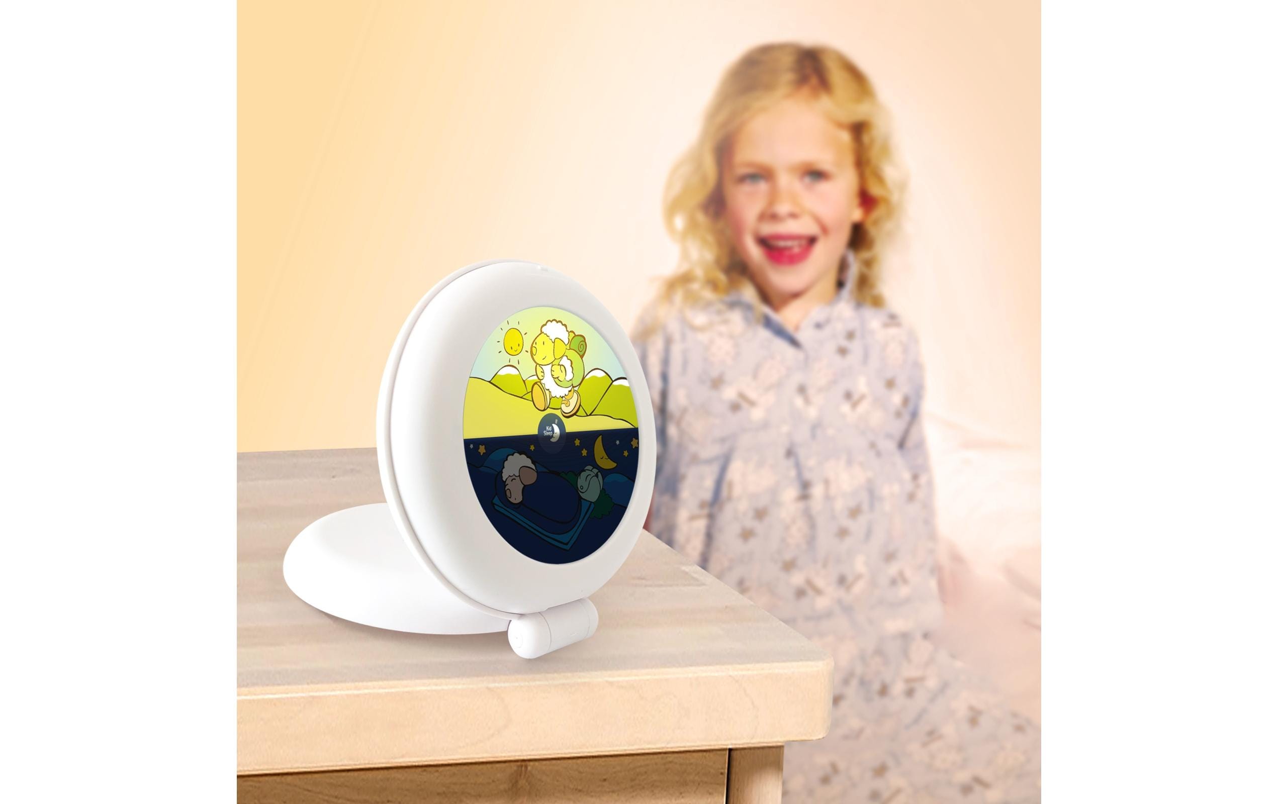 Wecker KidSleep Globetrotter WeissSchlaftrainer mit Projektionen