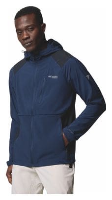 Veste Softshell Columbia Triple Canyon Hooded Bleu Homme