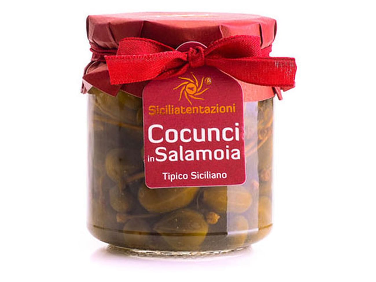 Câpres à queue de Sicile - au vinaigre - 180 g