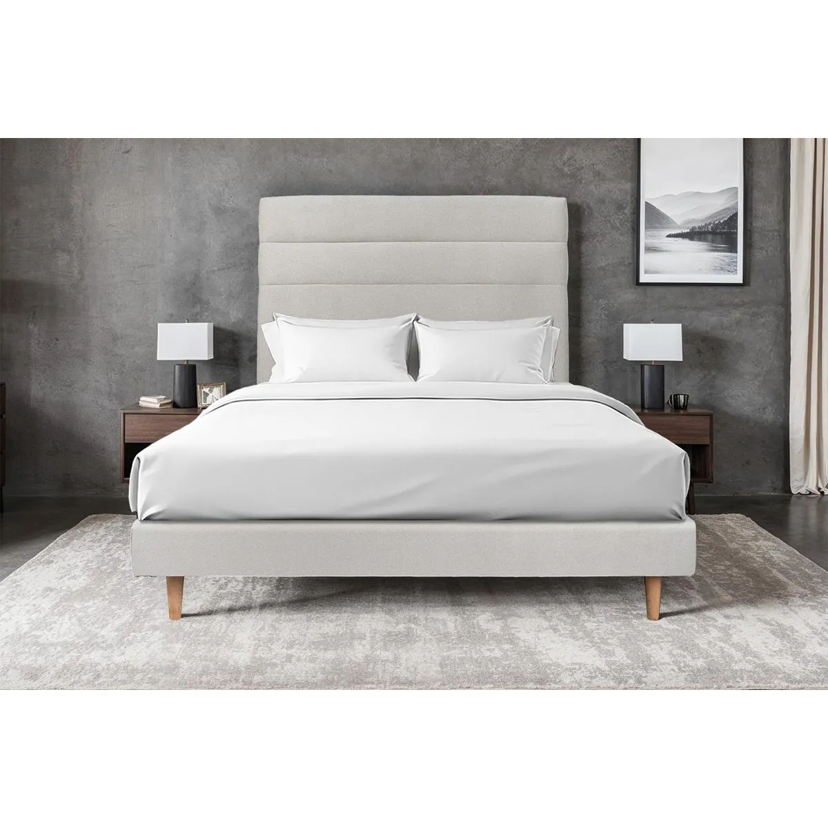 Sommeil de plomb SOMMEIL-DE-PLOMB Lit 160x200 - Gris clair