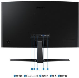 Samsung S36GD Monitor - 61 cm - Full HD - Zwart - LCD