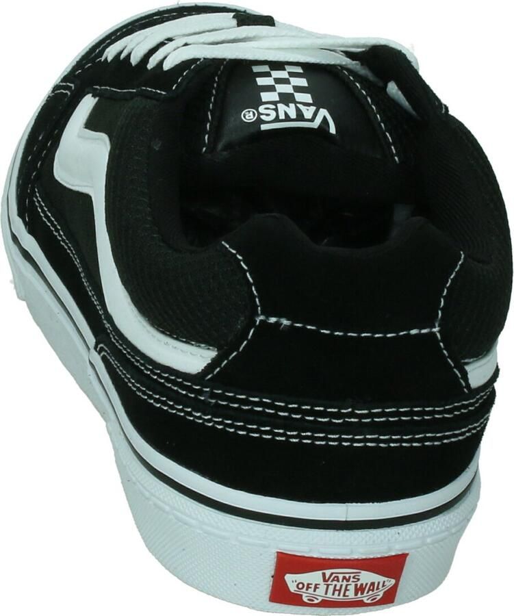 Vans Zwarte atletische sneakers voor heren met contrastdetails Black Heren