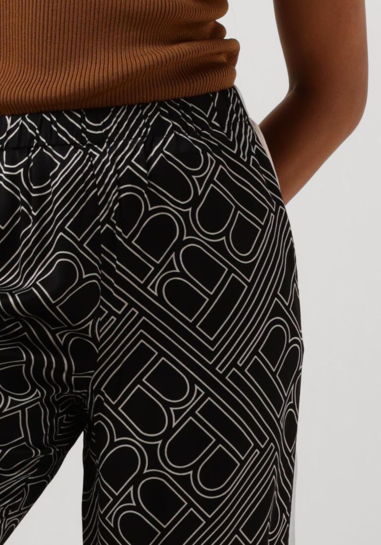 zwarte bruuns bazaar wijde broek floret rina pants