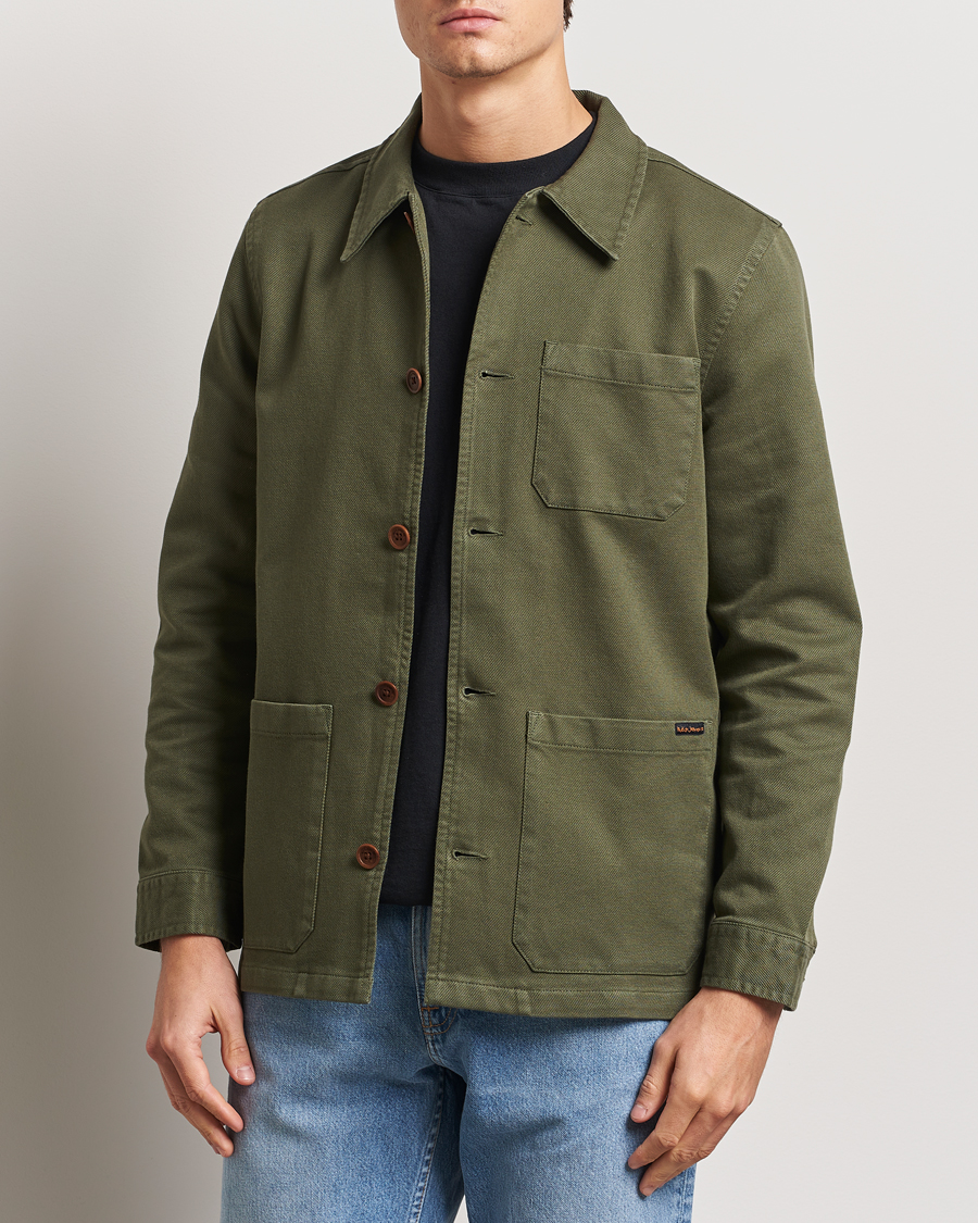 Nudie Jeans Barney Worker Overshirt Olive
