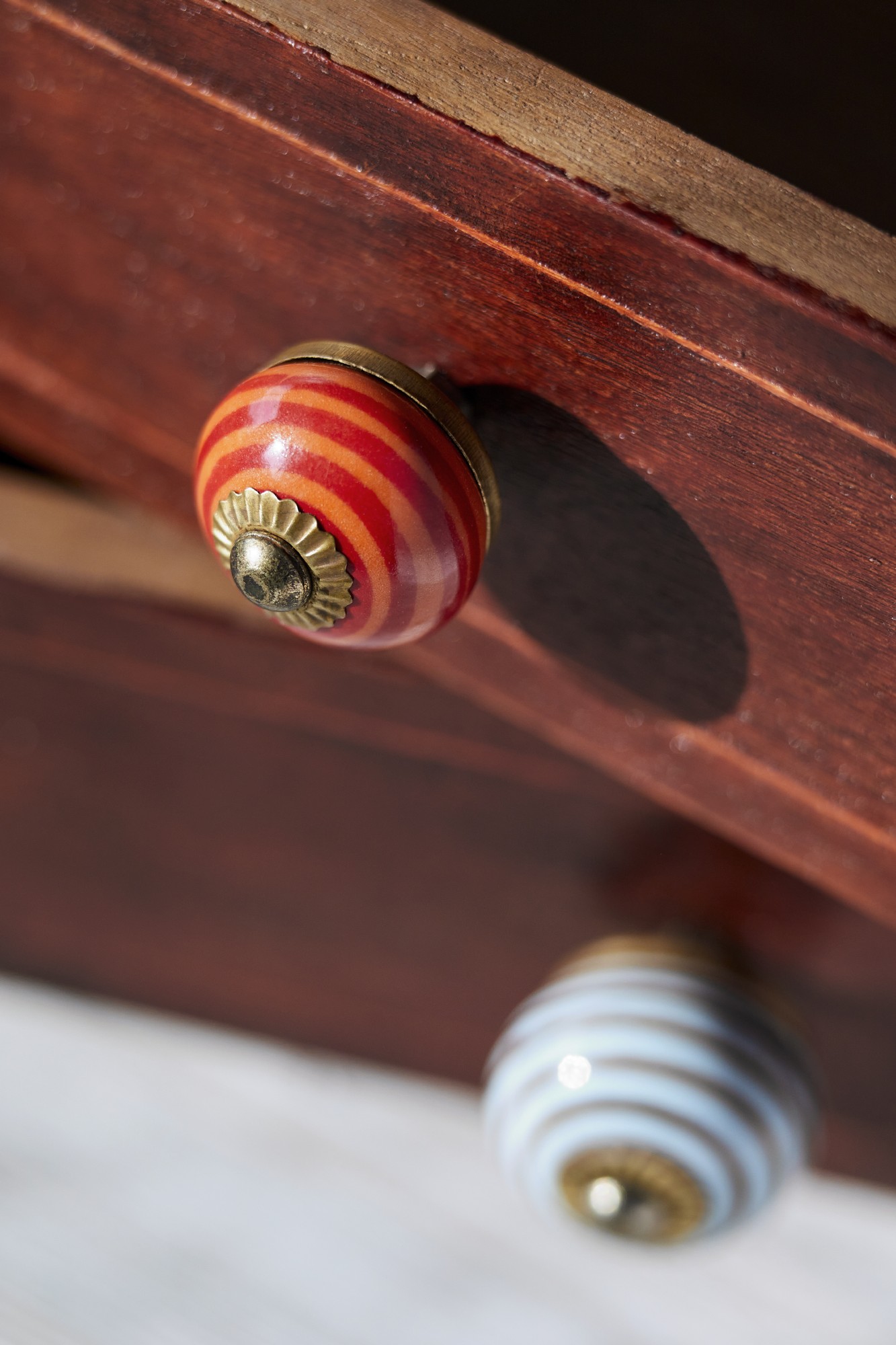 Türknauf rund, orange, rot, Ø 3 cm günstig bestellen