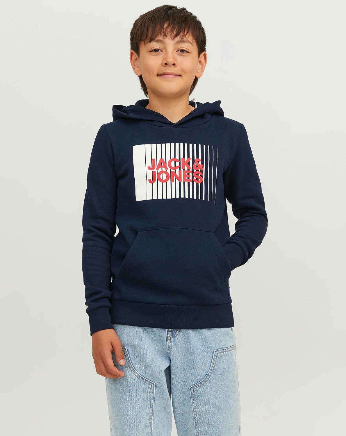 Kapuzenpullover LOGO in navy blazer