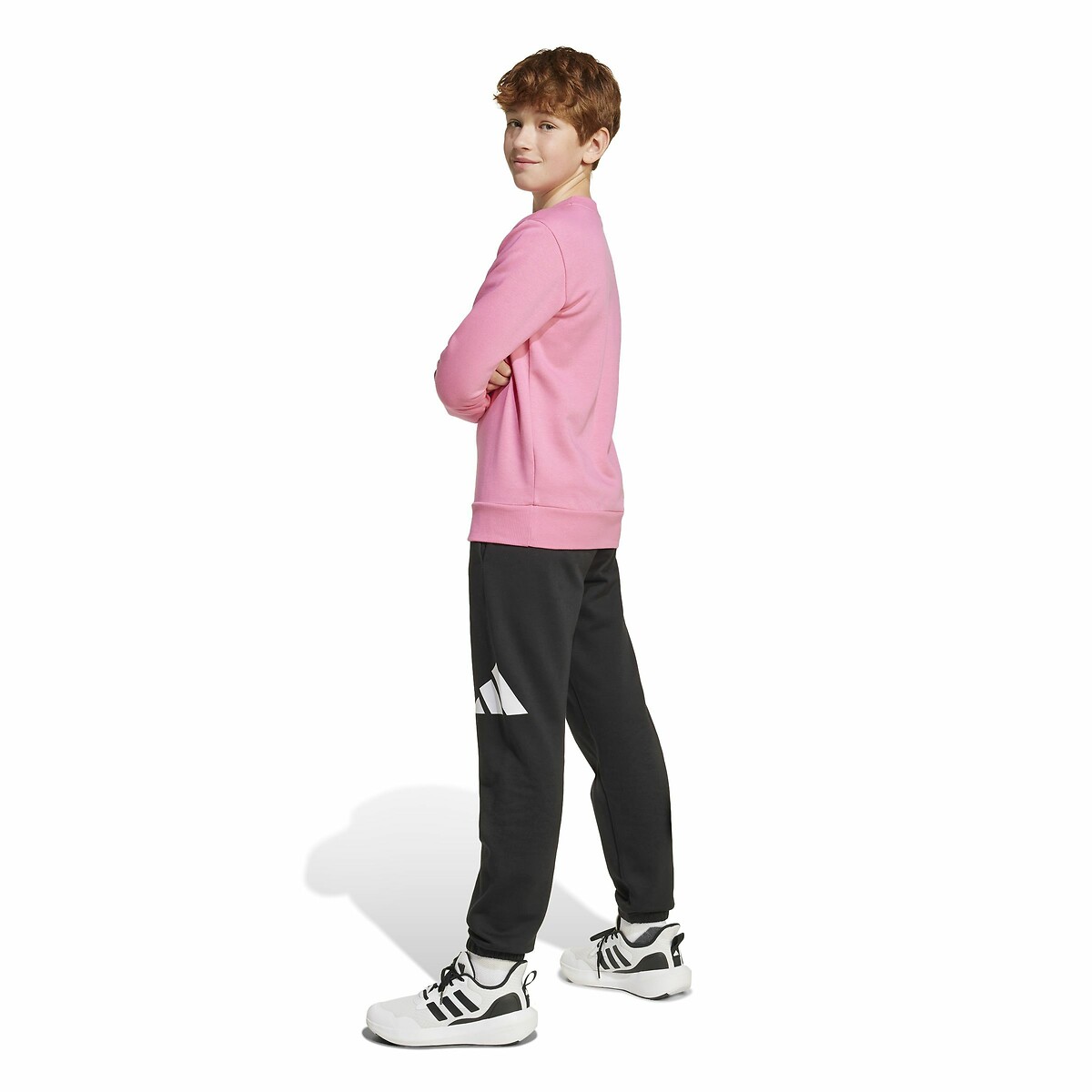 ADIDAS ROUPAS ESPORTIVAS<br>Conjunto de treino infantil em fleece escovado