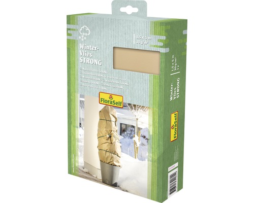 Wintervlies FloraSelf Protect 5x1,5 m 30g/m² beige