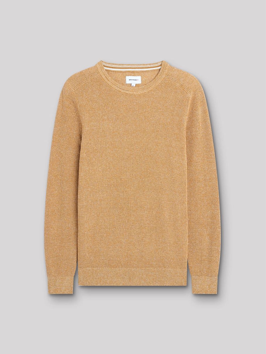 Pull col rond en coton
