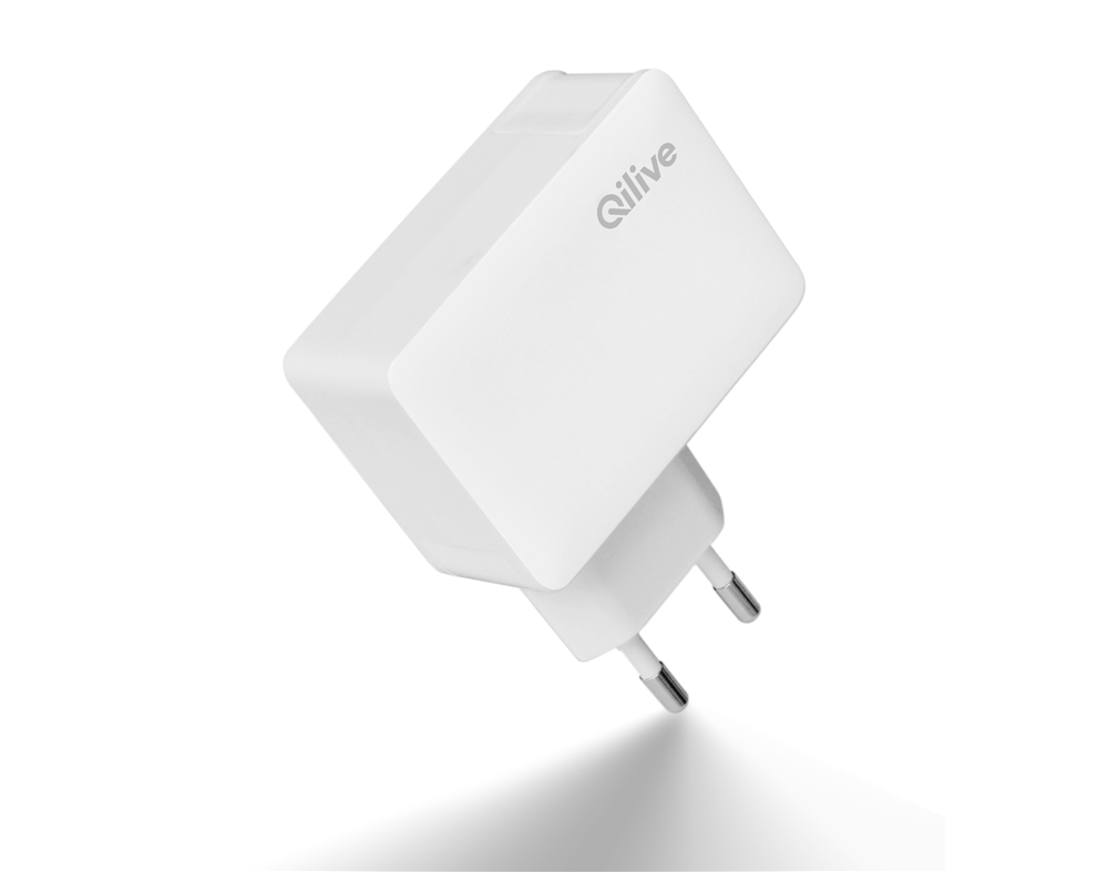 CARREGADOR QILIVE 2 USB-A 3A BRANCO