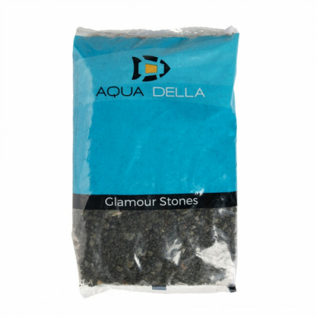 Galets 2-5 mm pour fond d'aquarium Coloris Noir