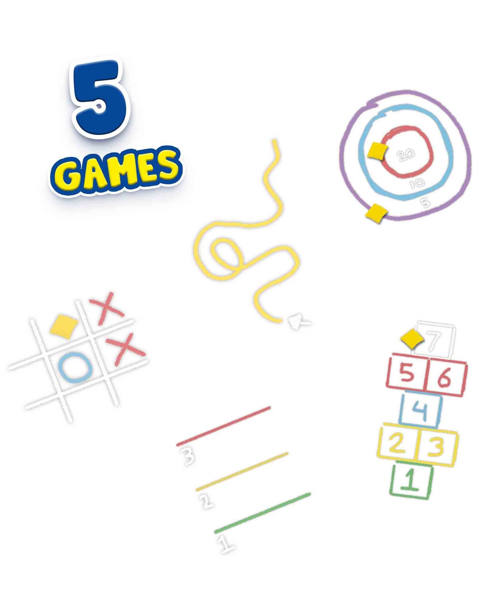 Straßenmalkreide KREIDESPIELE 5-in-1
