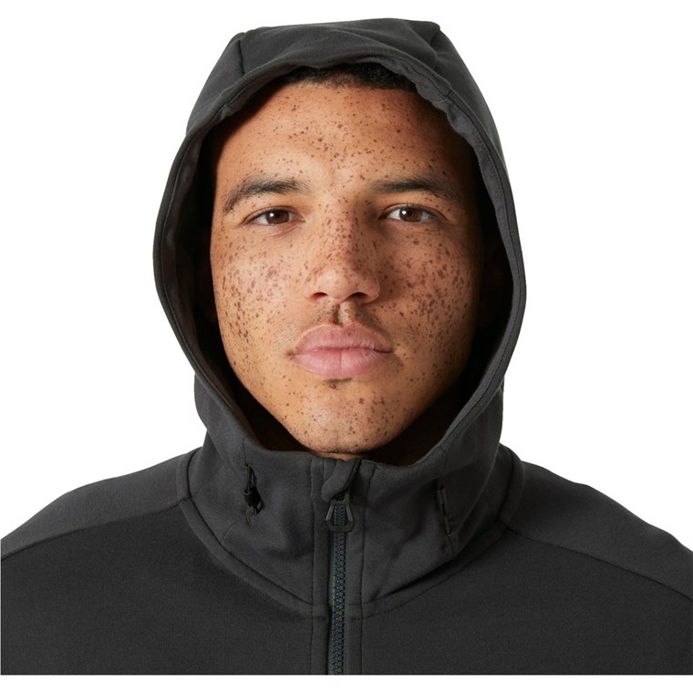 Helly Hansen Hp Tech Sweat Fz Hooded Jacket Ebony