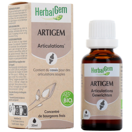 Herbalgem Artigem articulation : souplesse articulaire - Gemmothérapie
