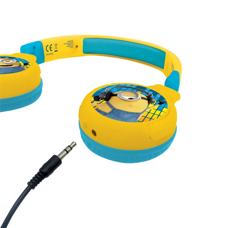 Lexibook - Minions 2 i 1 Bluetooth®-hovedtelefoner