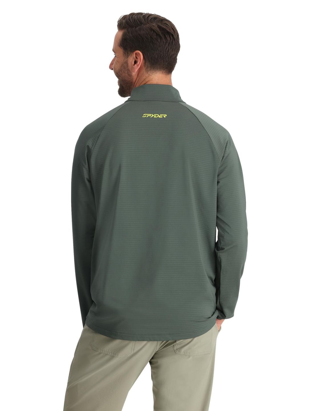 Gridweb Fleece 1/2 Zip skipully heren