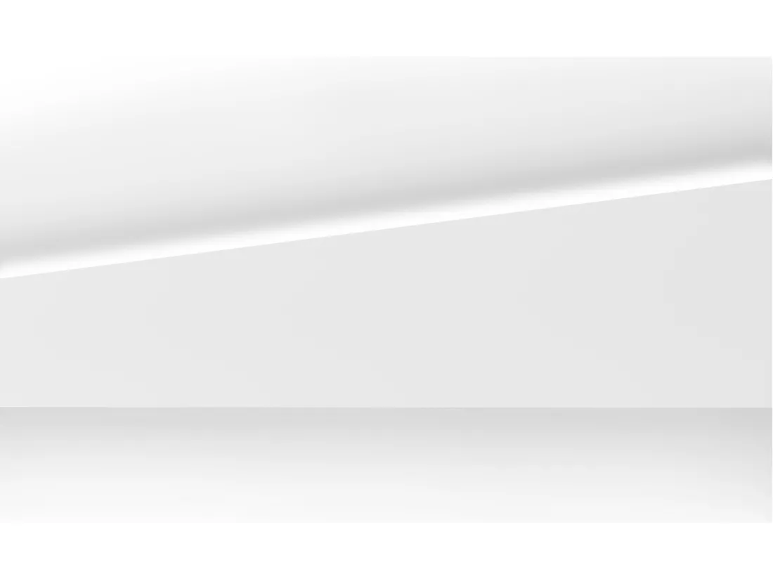 Lot de 3 corniches plafond en polystyrène L290 x l4.5 x H12 cm blanc - ROMONA