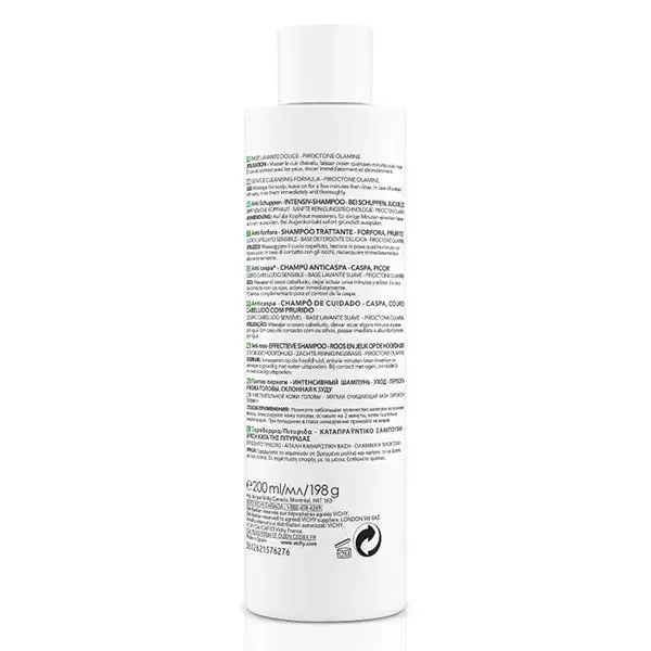 Vichy Dercos Shampoing Traitant Antipelliculaire Sensitive 200ml