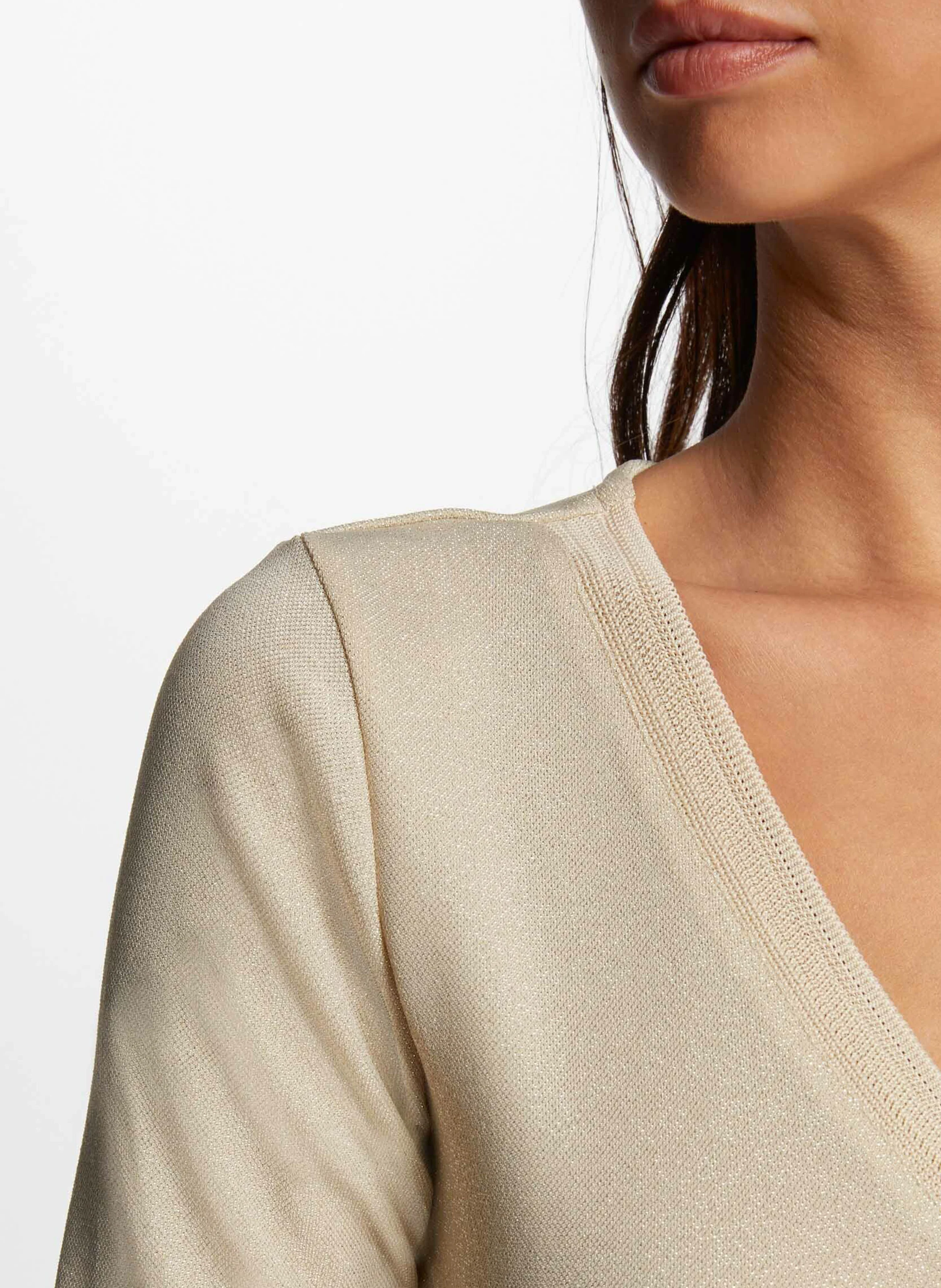 TIWI - Top col V | Beige