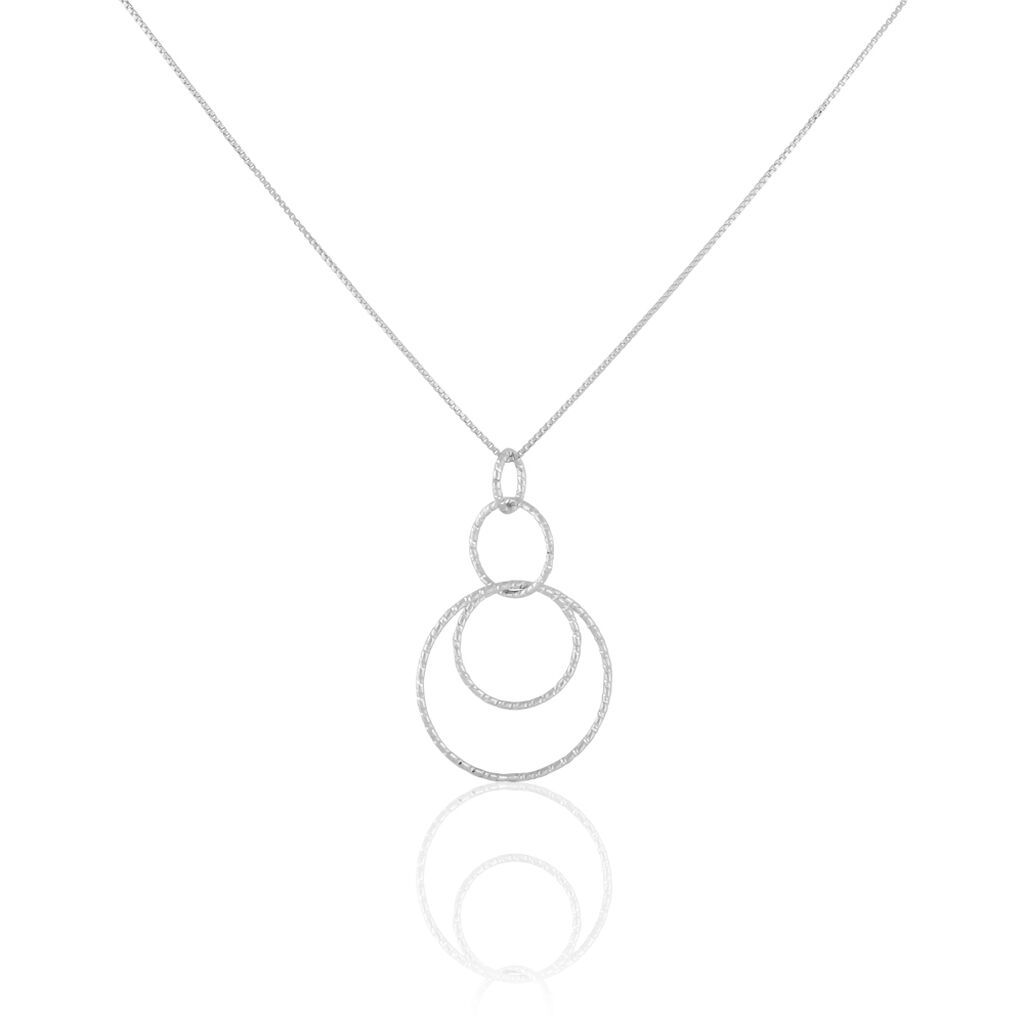 Collier Flaura Argent Blanc