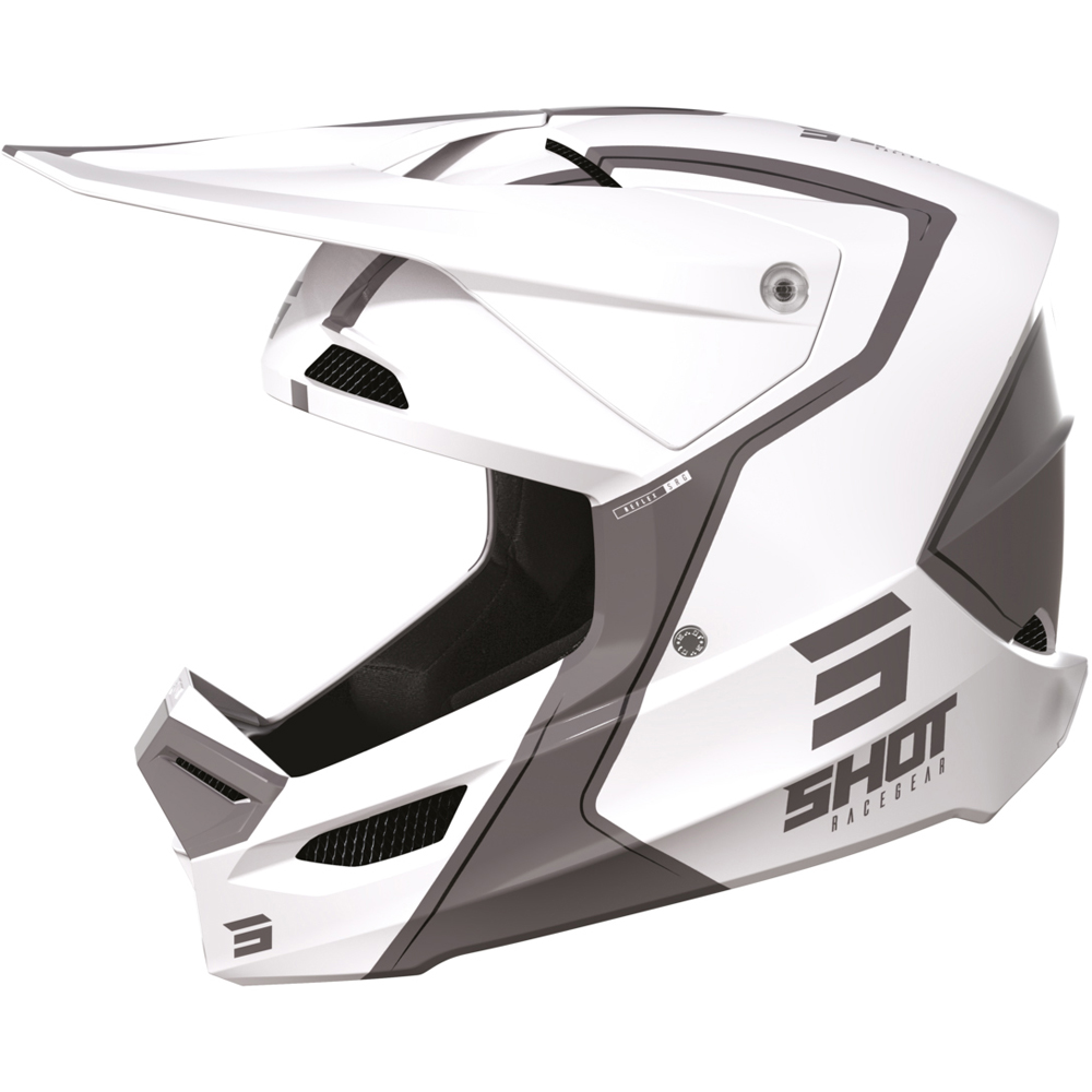 Shot - Casque Furious Reflex Blanc brillant / Gris