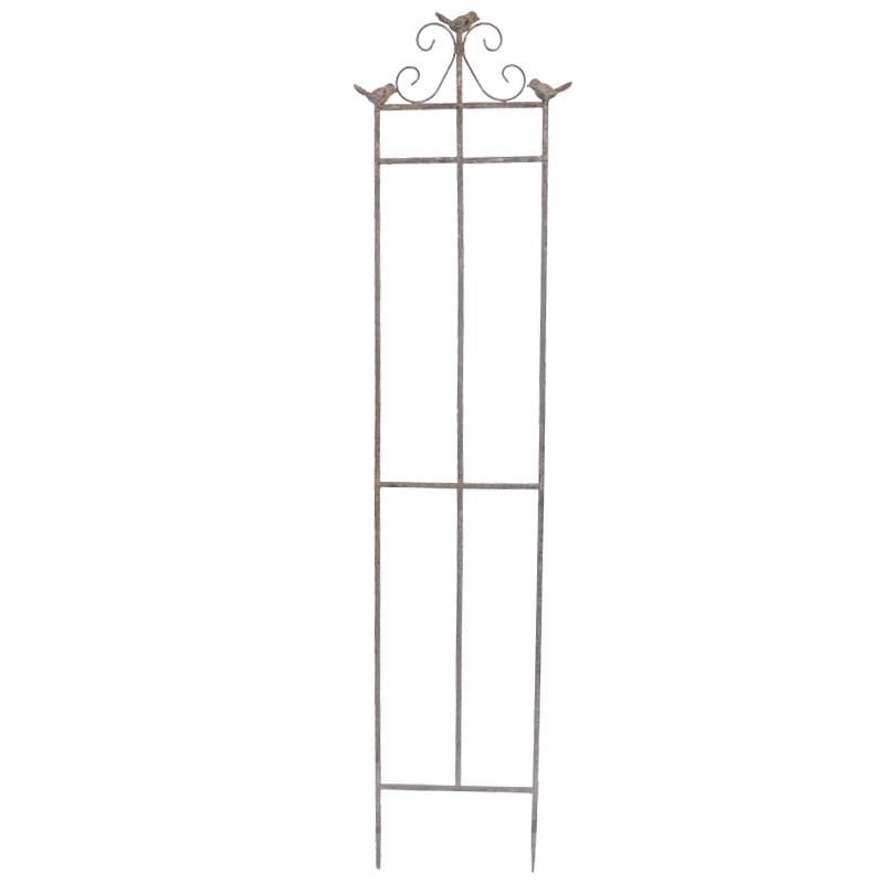 Treillage jardin fer oiseaux 29x123cm