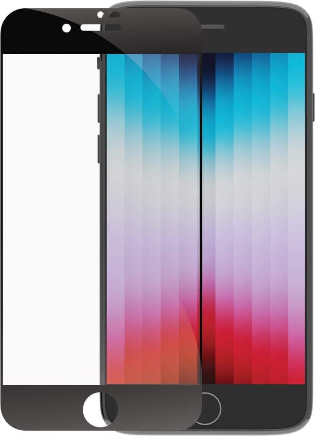 Dbramante1928 Eco-Shield iPhone SE/8/7 skærmbeskytter (sort)