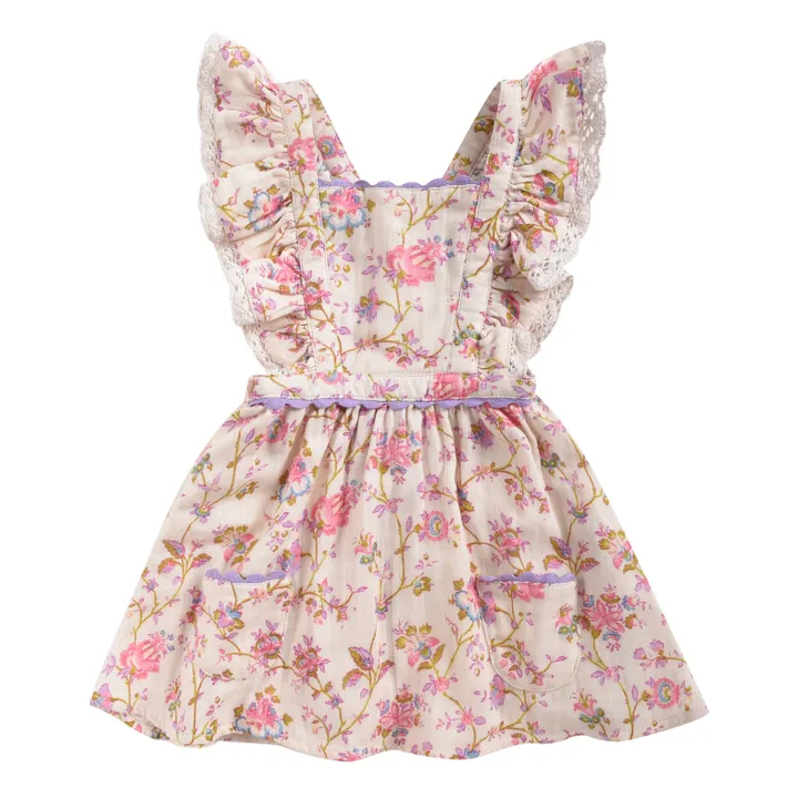Louise Misha Robe Tablier Huguette | Rose