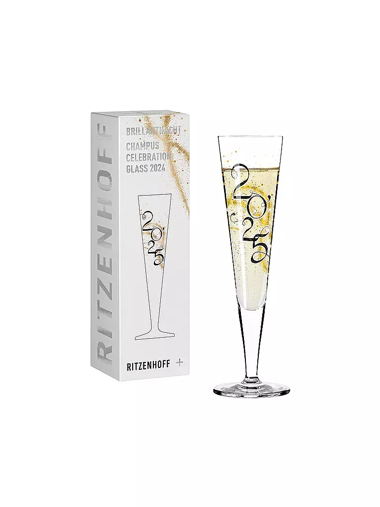 RITZENHOFF Champagnerglas BRILLANTNACHT 2025 silber