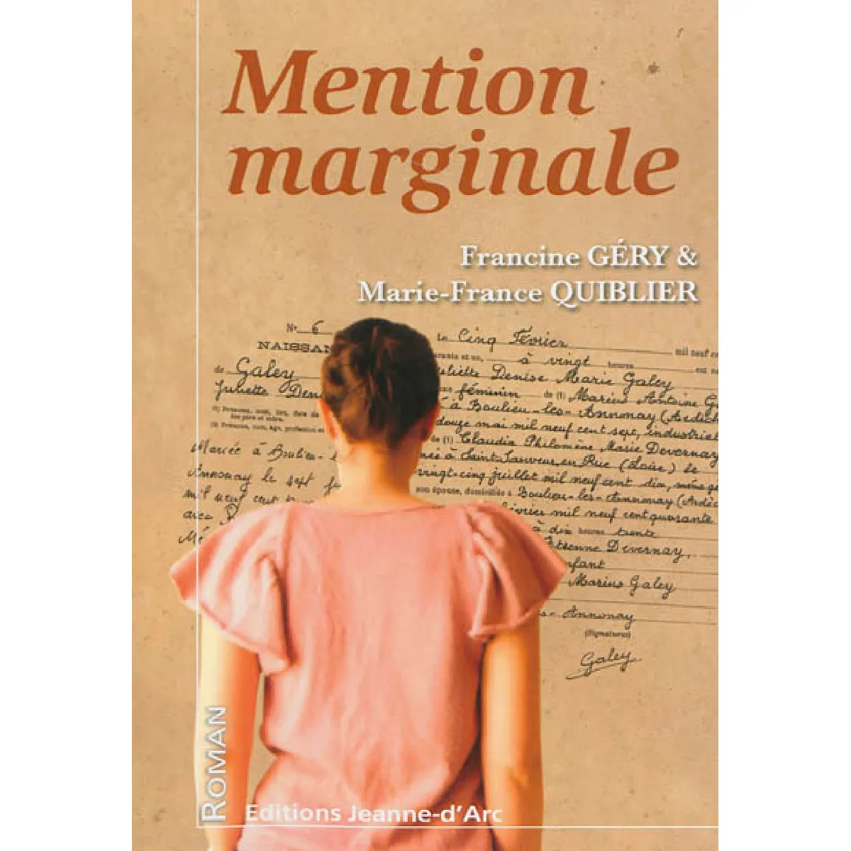 Mention marginale · Occasion