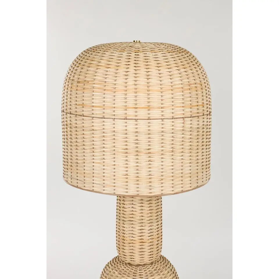Housecraft Living Jude Vloerlamp Rotan - Bruin