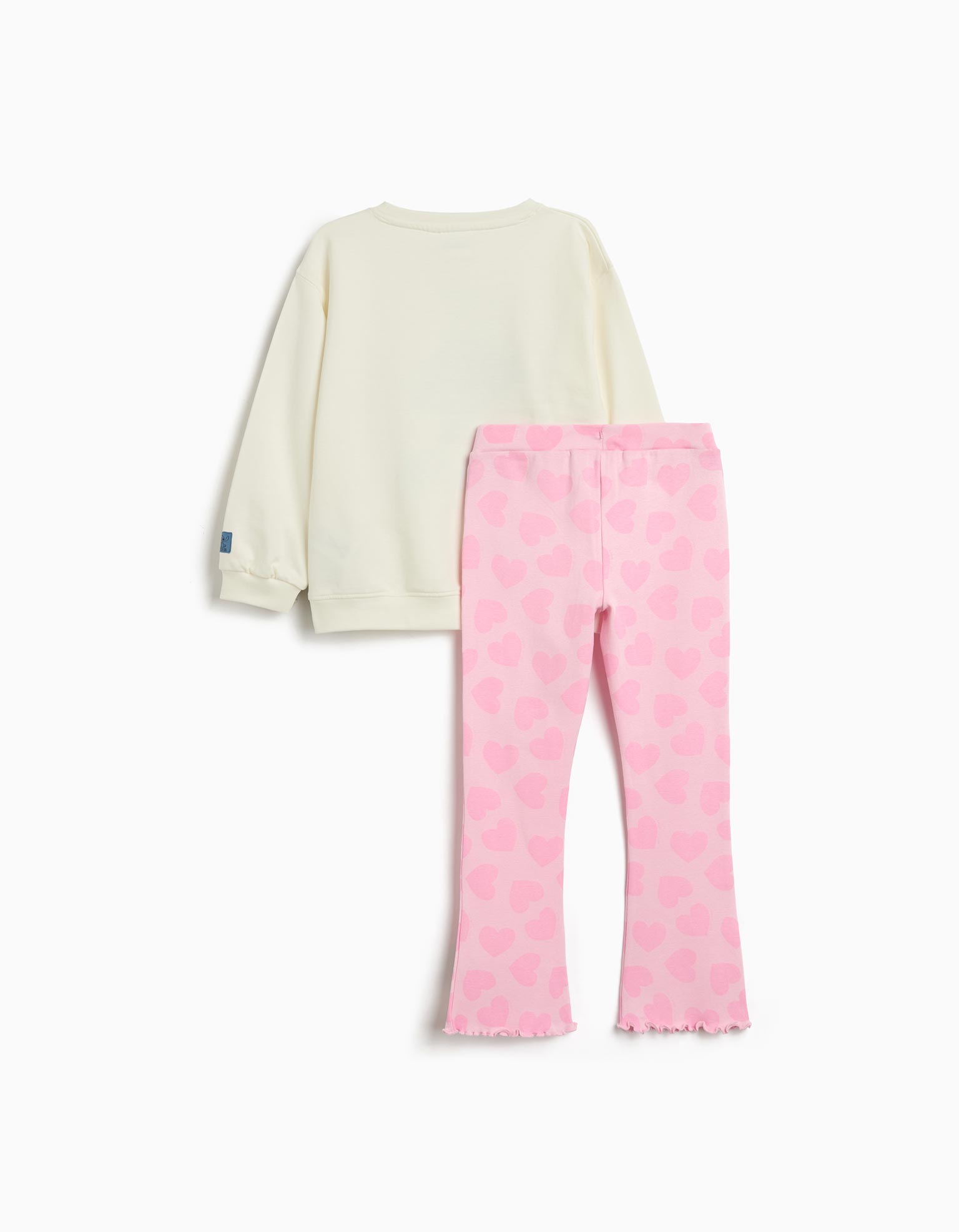 Conjunto Sweatshirt e Leggings 'Stitch' ©Disney, Menina, Branco