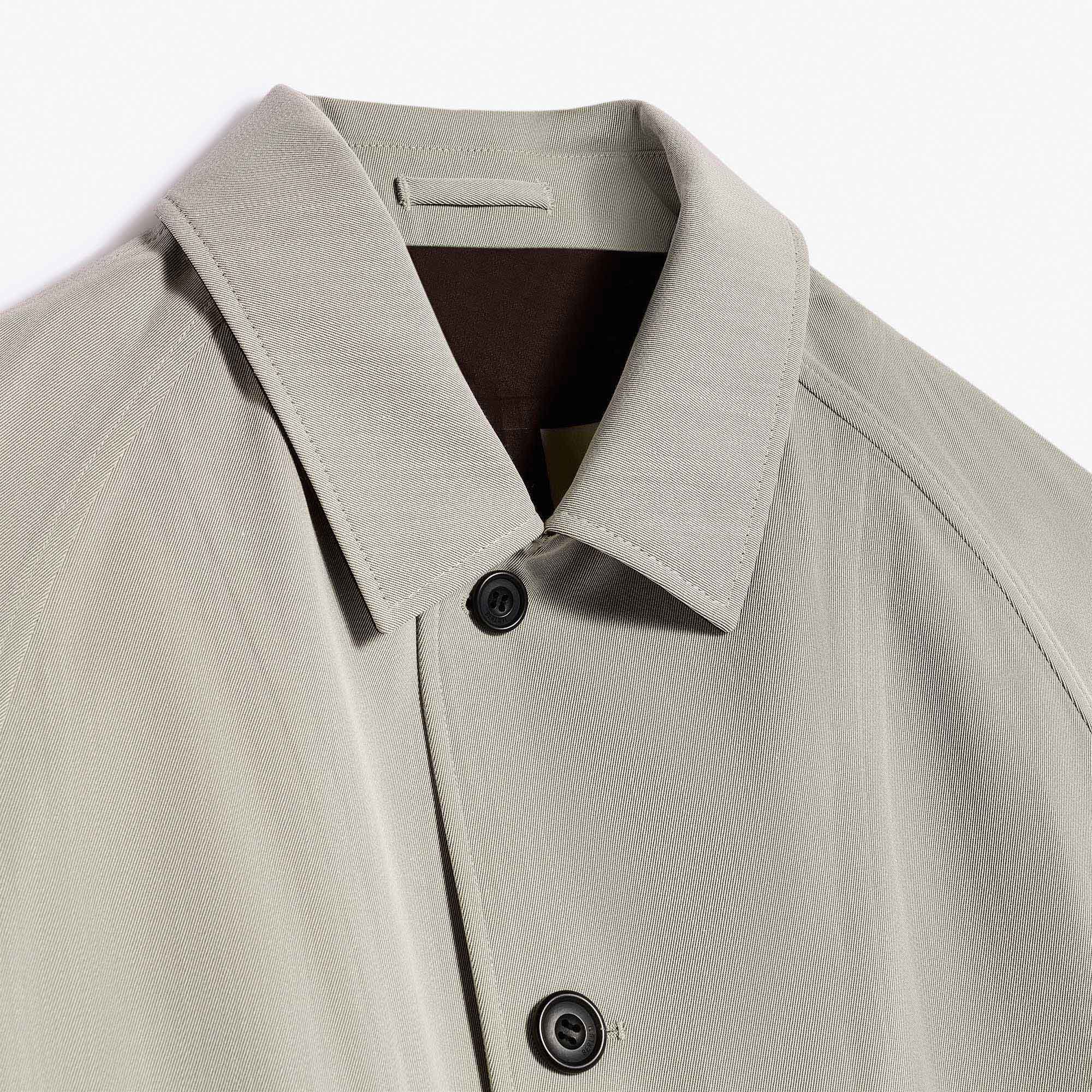 Manteau En Laine Technique