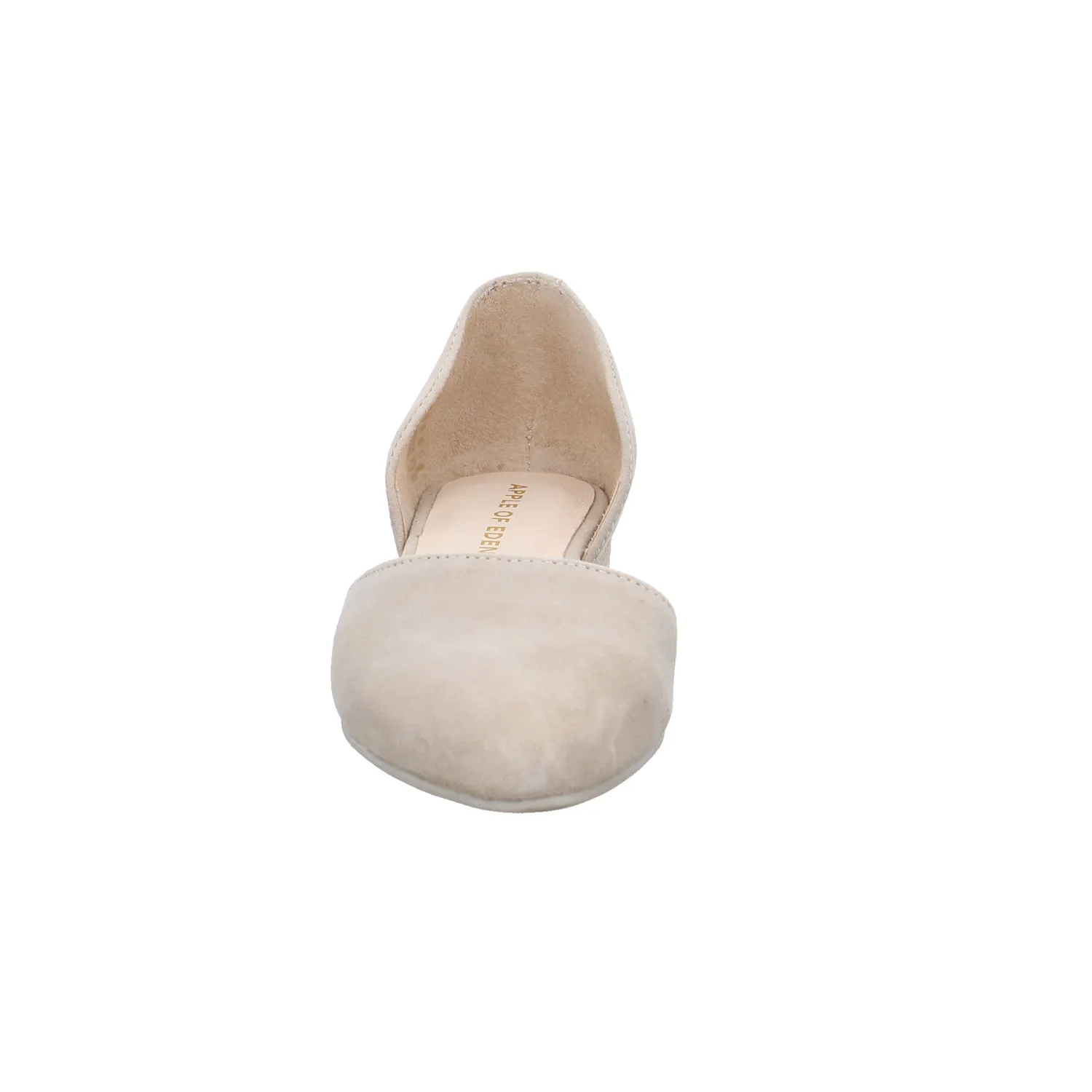 APPLE OF EDEN Ballerina Beige Leder  mit Lederfutter