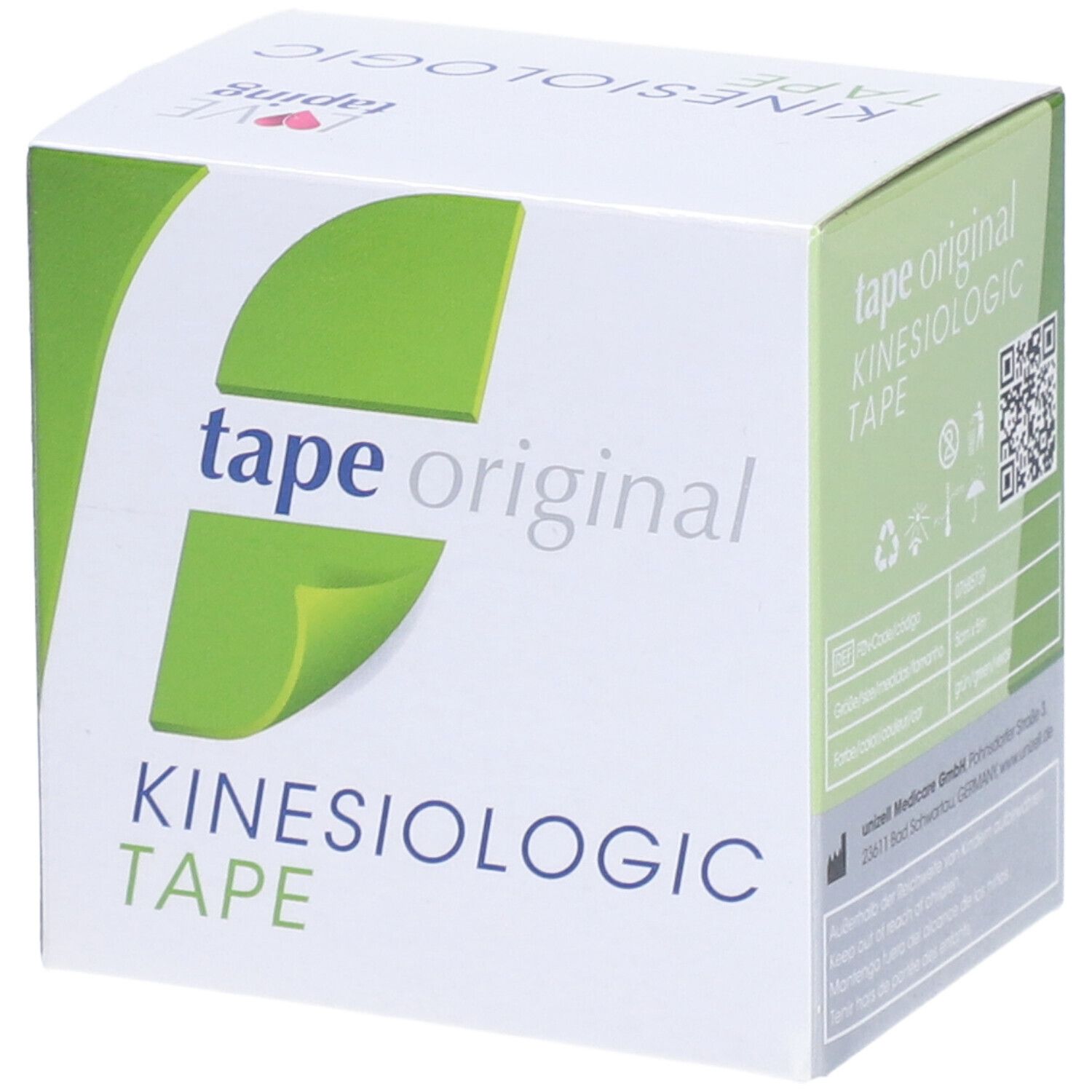 Kinesio tape original Kinesiologic Tape grün 5 cm x 5 m