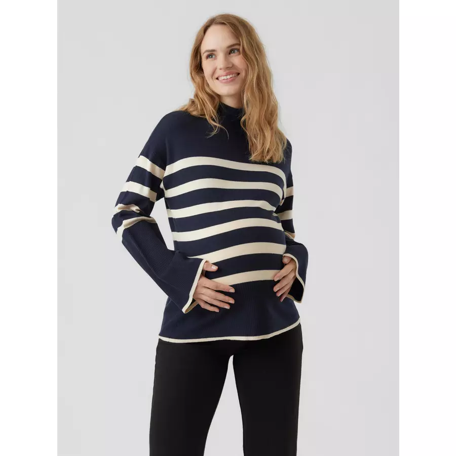 VERO MODA Umstandspullover VMMHAPPINESS navy