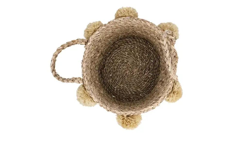 Aufbewahrungskorb mit Pompoms