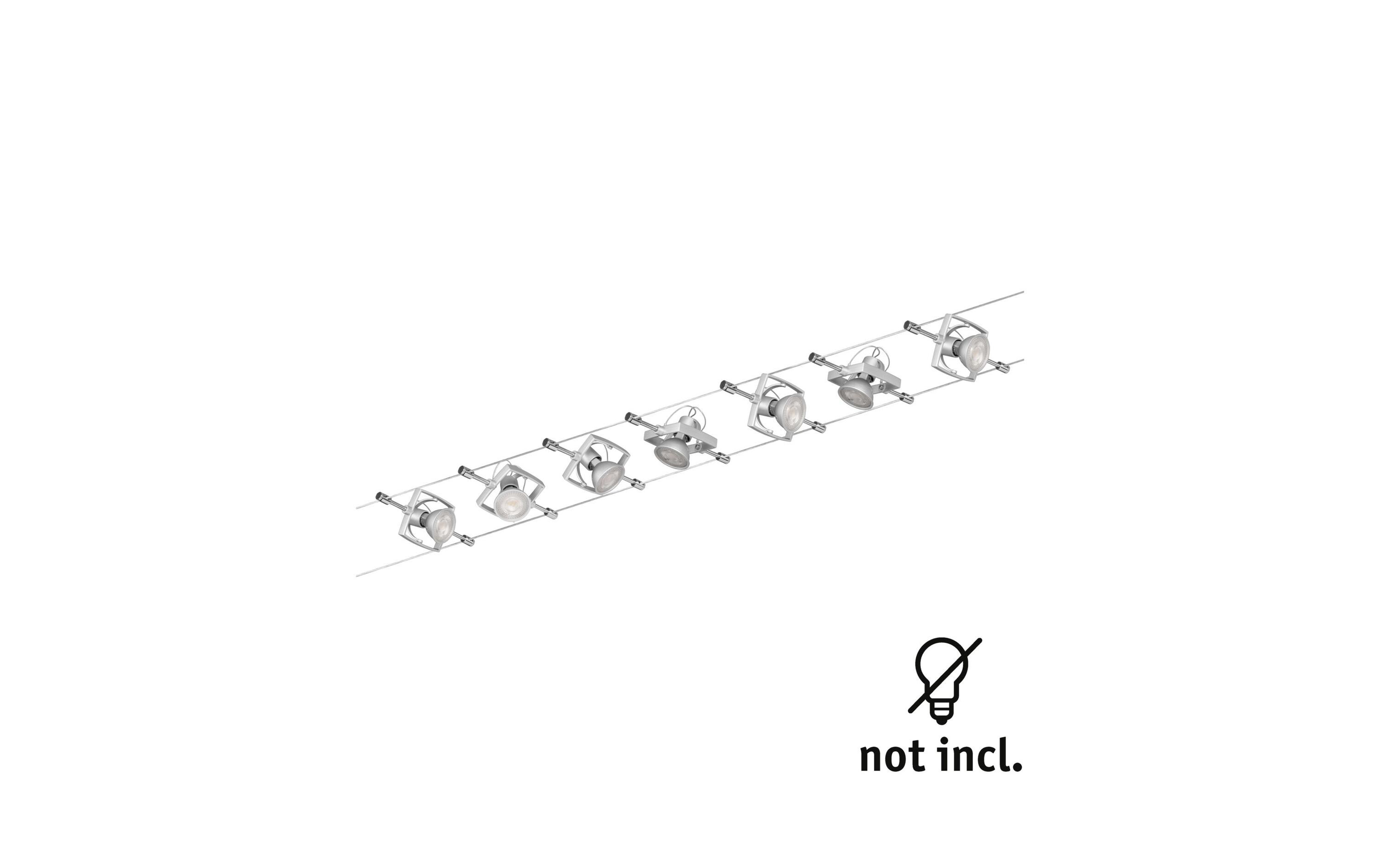Seilsystem Mac II Basisset GU5.3 max. 7 x 10 W<br>Schienenleuchten