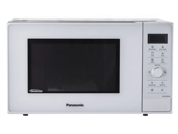 Panasonic NN-GD34HWSUG, Bordplade, Grill mikroovn, 23 L, 1000 W, Knapper, Dreje, Hvid