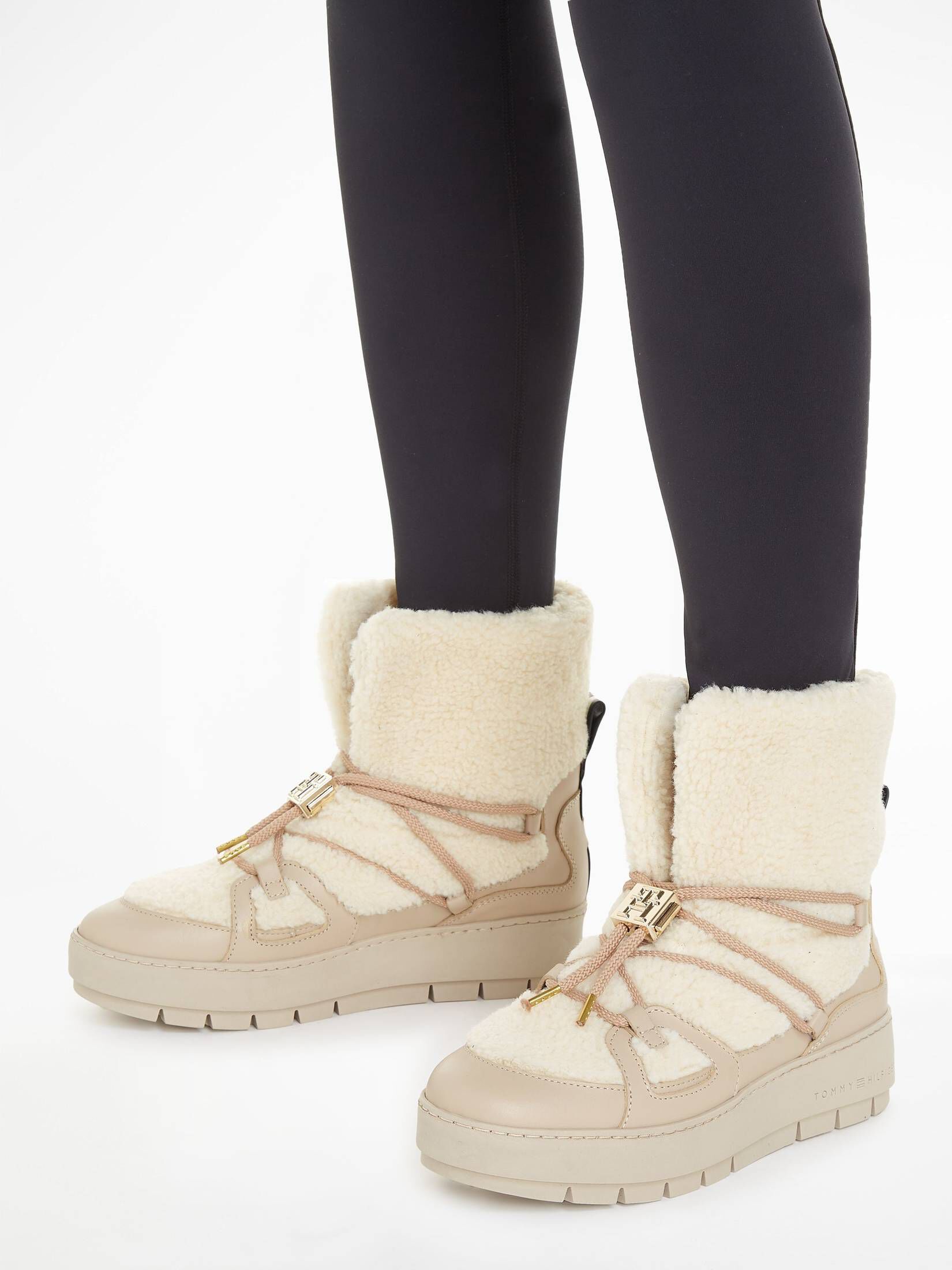 Tommy Hilfiger| Damen Schneestiefel TEDDY SNOWBOOT