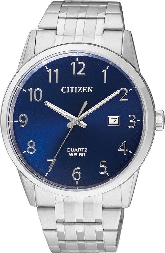 Citizen Quarzuhr Armbanduhr, Herrenuhr, Damenuhr, Edelstahlarmband, Datum