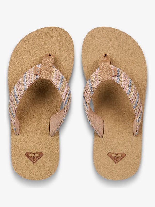 Rg Porto Raffia Sandales Bleu Fille