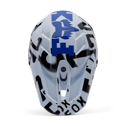 Casque cross Fox V3 SEVENTY4 2025 - Blanc / Noir