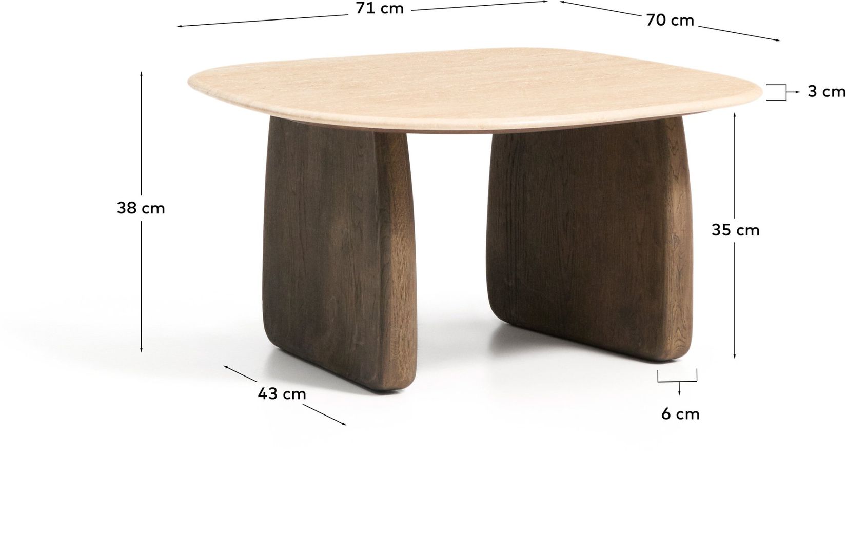 Kave Home   Pirita Bijzettafel