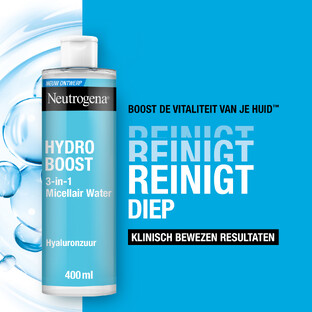 Neutrogena Hydro Boost 3-in-1 Micellair Water - met hyaluronzuur 400ML