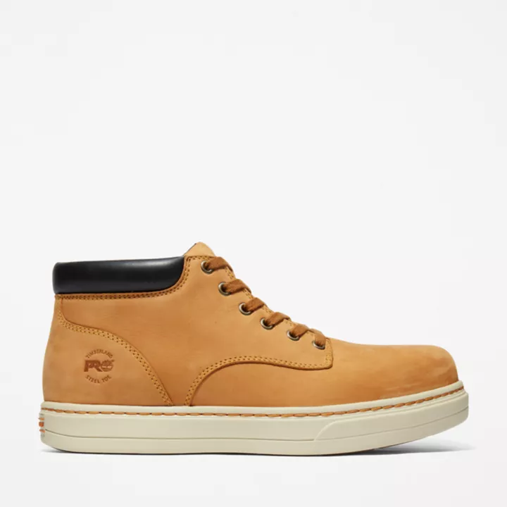 Bottines chukkas professionnelles à embout en acier Disruptor Timberland PRO pour homme en jaune