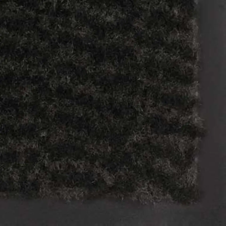 vidaXL - Deurmat - Zwart - Stof - 120 x 180 cm - 2 stuks