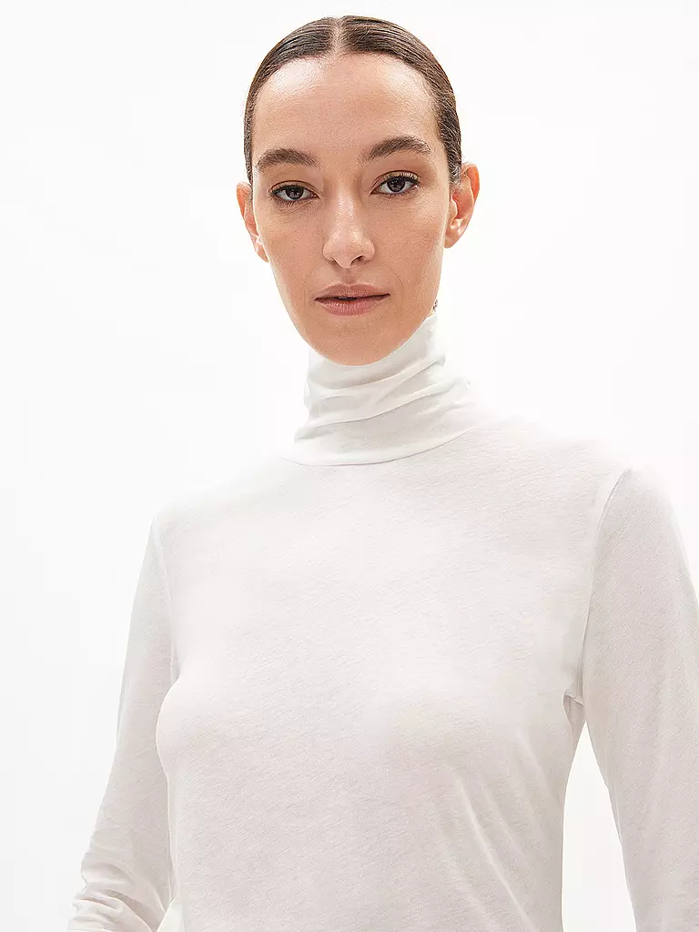 ARMEDANGELS Rollkragenshirt GRAZILIAA creme