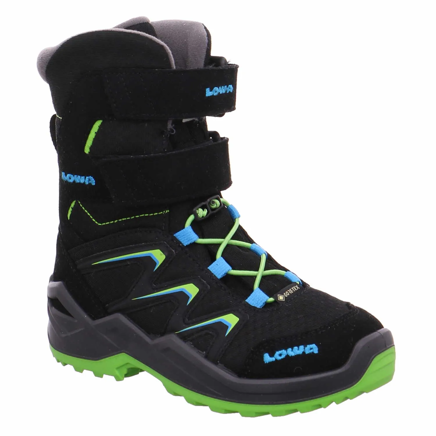 LOWA Kleinkinder-Snowboot  Membran Schwarz Synthetik  Winterstiefel Unisex